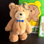 POP MART Ted2 Teddy Bear Action Series Bowtie Bear Plush Pendant