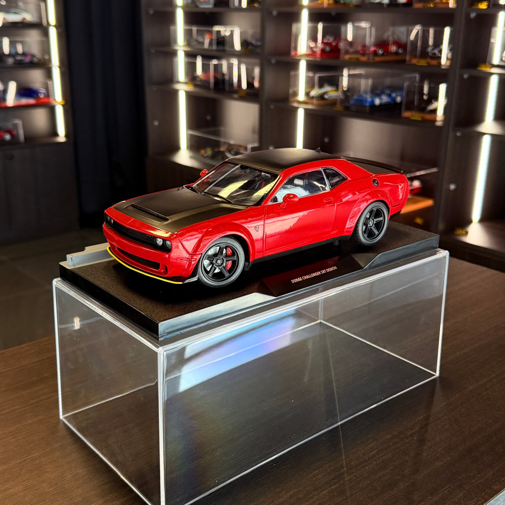 Dodge Challenger SRT Demon 2023 Tor Red | 1:18 Scale by Solido