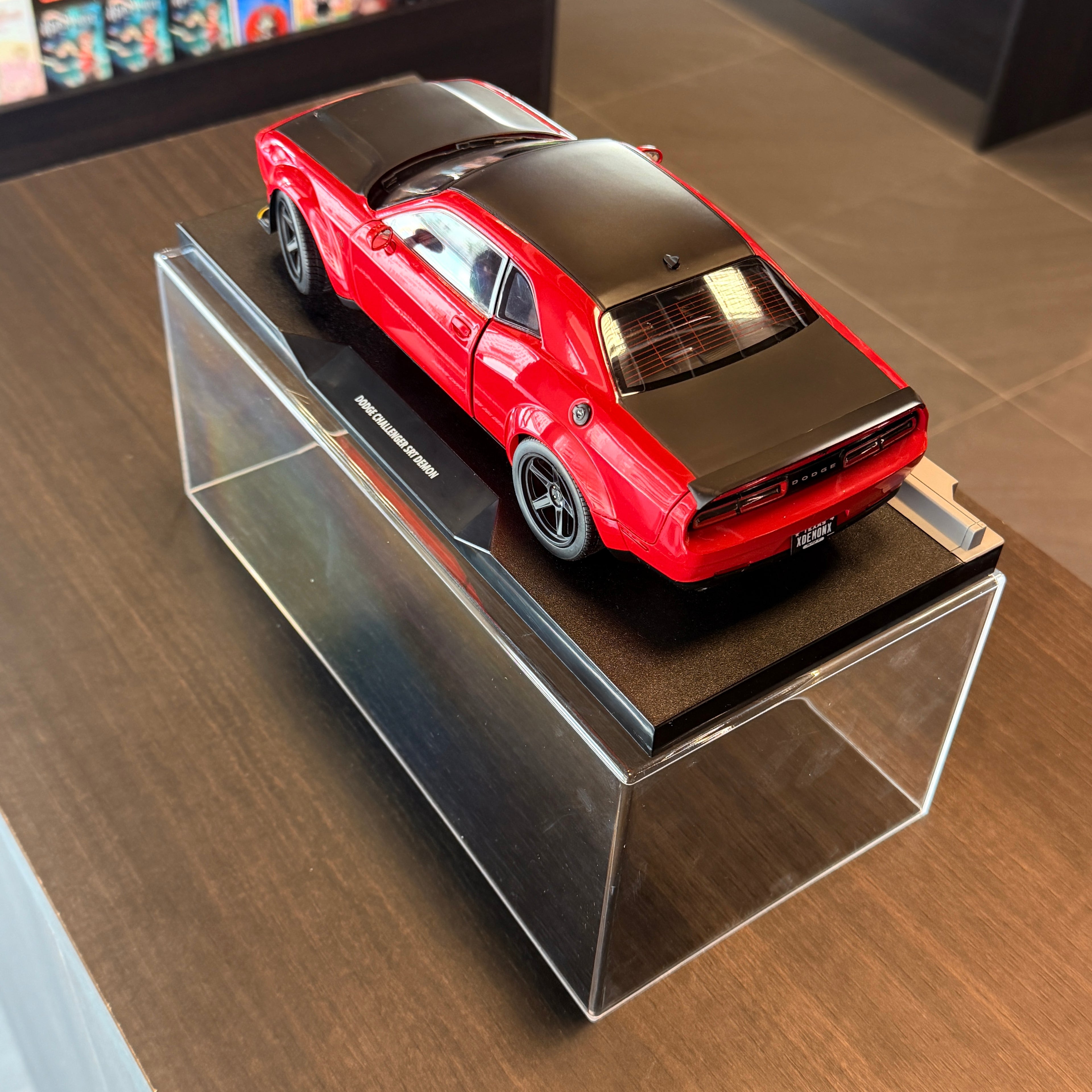 Dodge Challenger SRT Demon 2023 Tor Red | 1:18 Scale by Solido