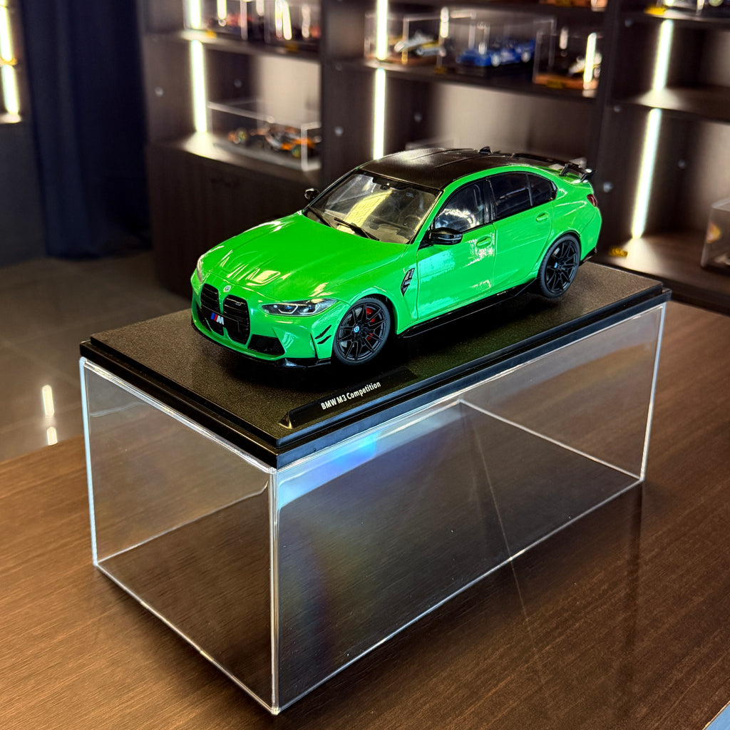 „BMW M3“ su našumo dalimis, „Signal Green“, 2024 m., 1:18 mastelio, Solido