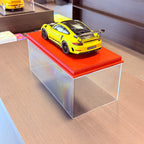 Porsche 911 (991.2) GT3 RS с пакет Weissach Racing Yellow – мащабен модел автомобил в мащаб 1:18 от AUTOart