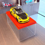 Porsche 911 (991.2) GT3 RS с пакет Weissach Racing Yellow – мащабен модел автомобил в мащаб 1:18 от AUTOart
