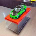 Porsche 911 (991.2) GT3 RS Weissach-paketet Lizard Green – bilmodell i skala 1:18 från AUTOart