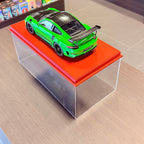 Porsche 911 (991.2) GT3 RS Weissach-paketet Lizard Green – bilmodell i skala 1:18 från AUTOart