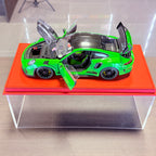 Porsche 911 (991.2) GT3 RS Weissach-paketet Lizard Green – bilmodell i skala 1:18 från AUTOart