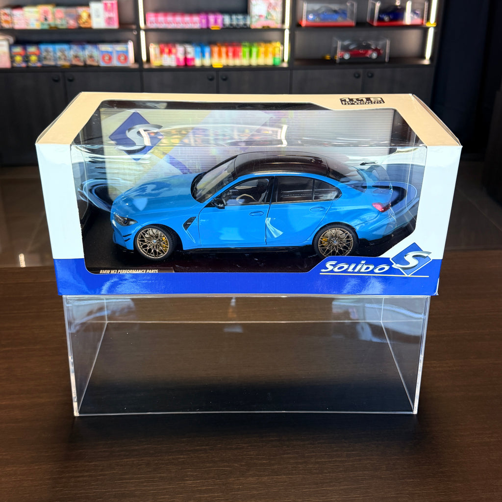 BMW M3 Competition M xDrive Touring 2024 – Twilight Purple Pearl Metallic Maßstab 1:18 von Solido