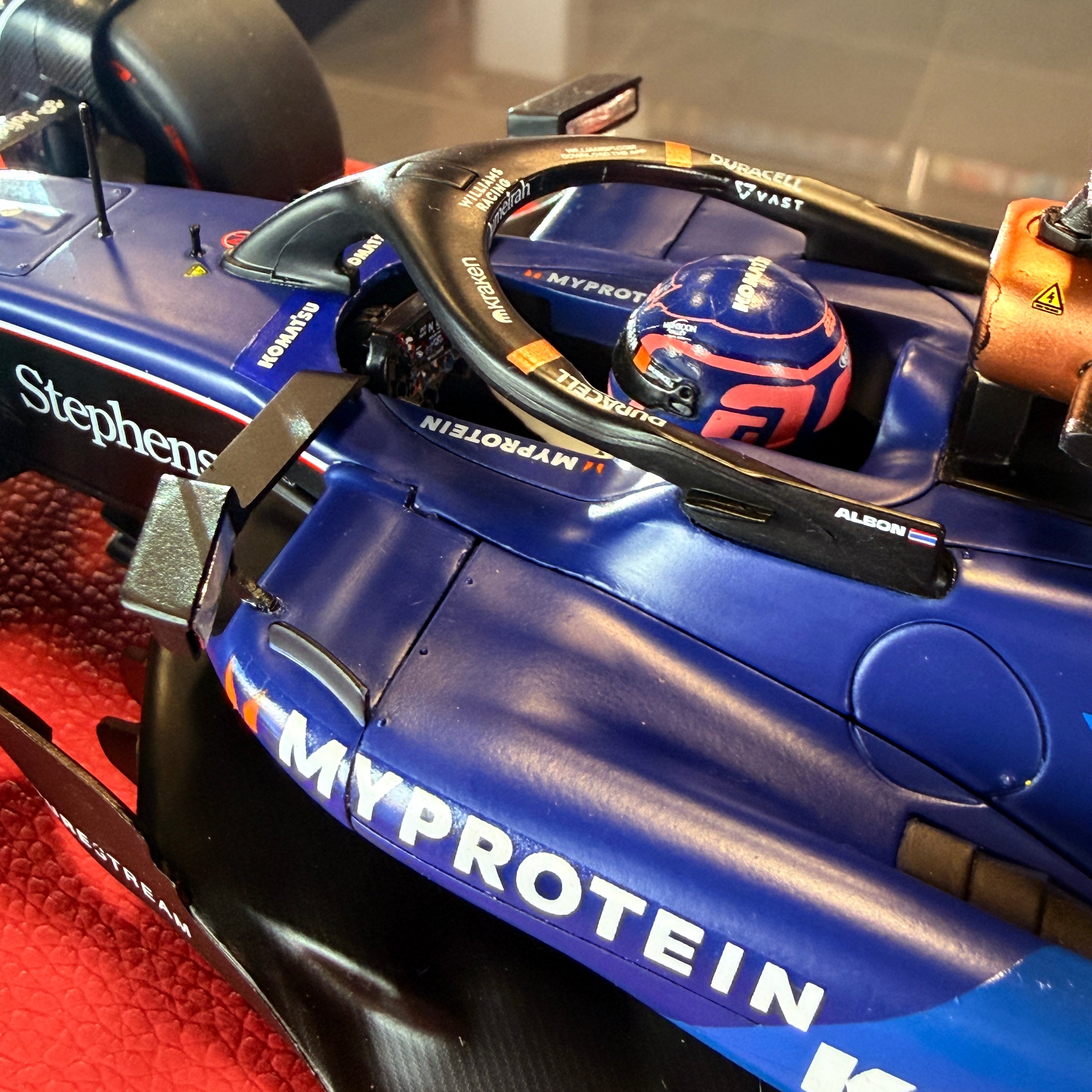 Williams F1 Team FW46 Alex Albon, Grand Prix Arabii Saudyjskiej 2024, skala 1:18, marki Solido
