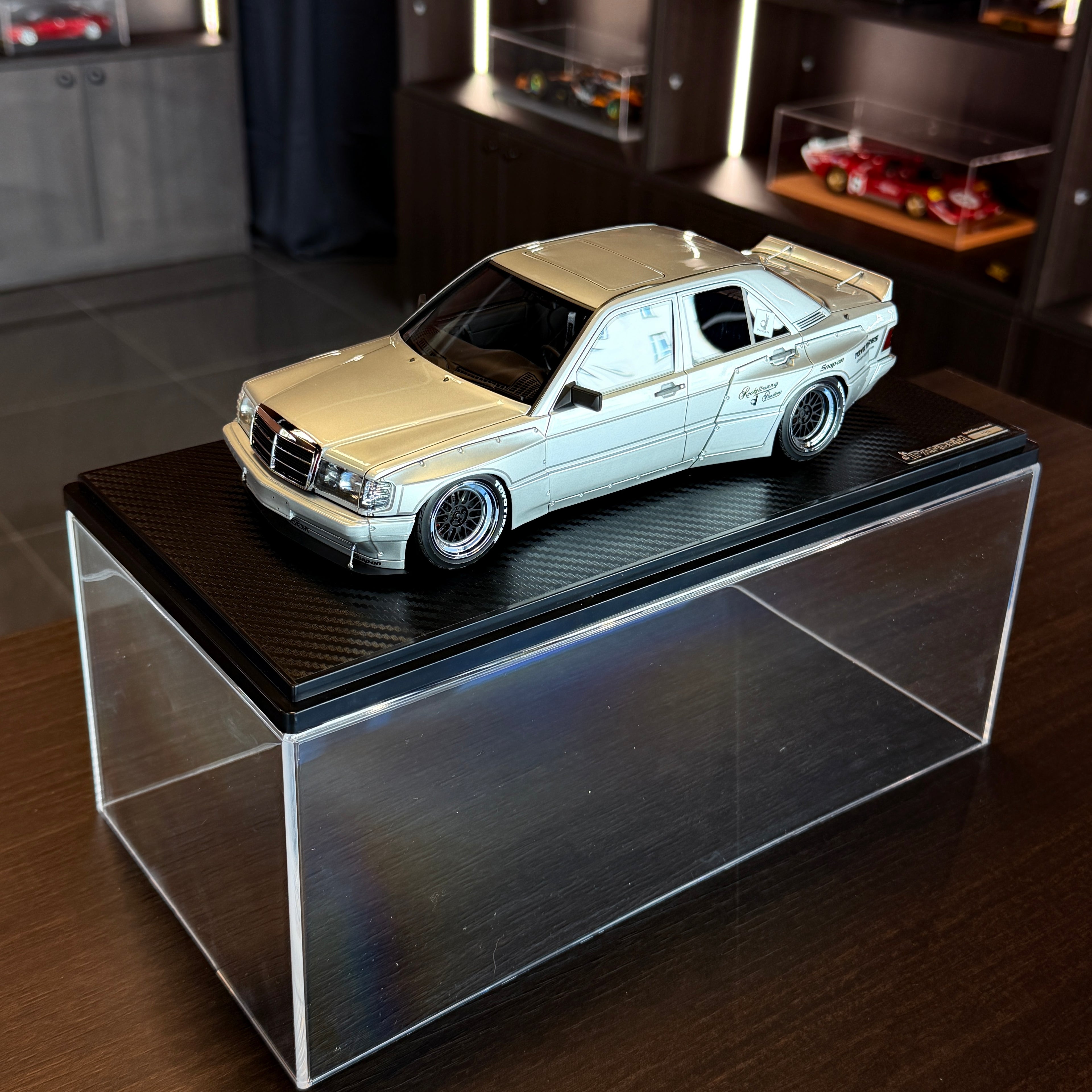 Mercedes-Benz 190 PANDEM Silver | 1:18 Scale by Ignition Model
