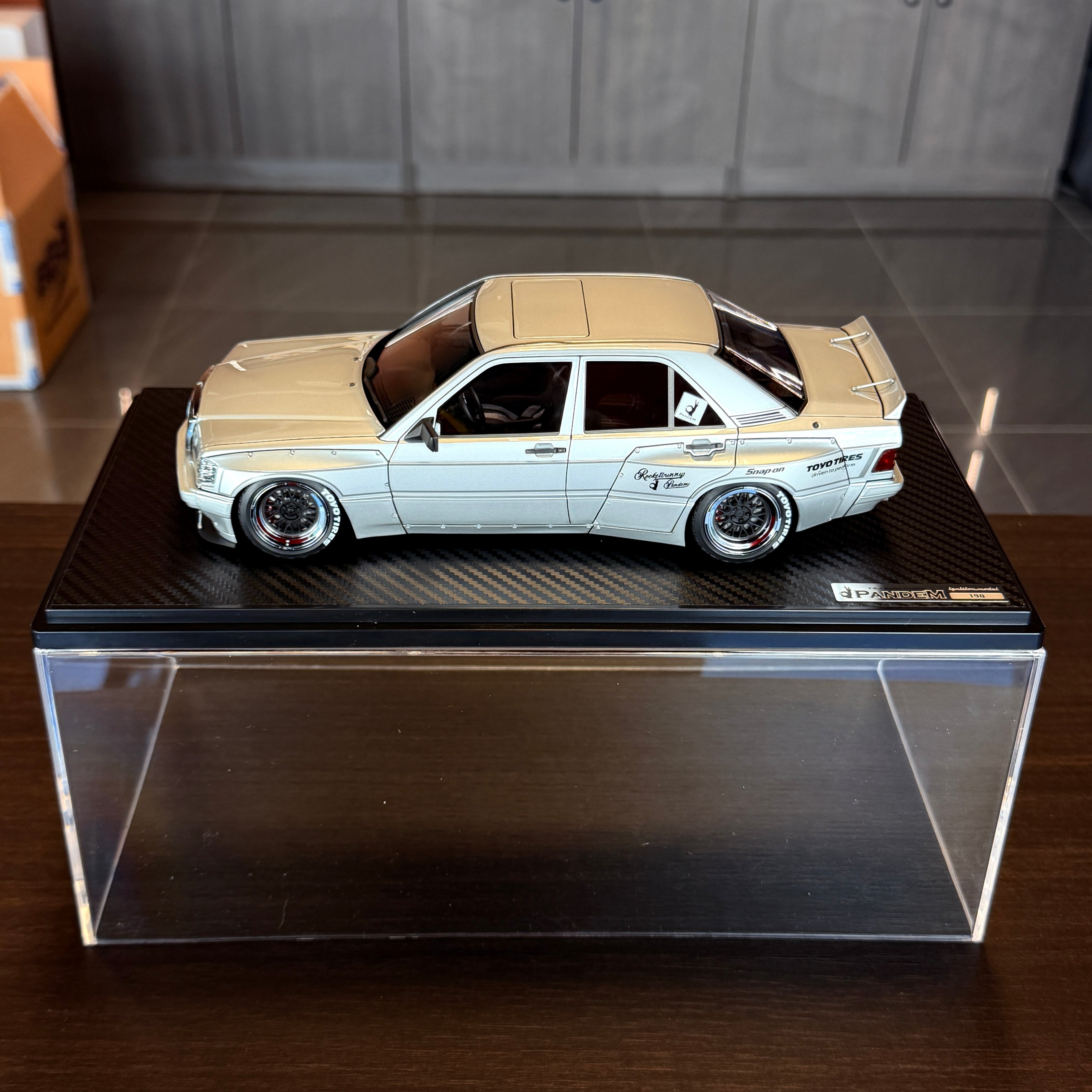 Mercedes-Benz 190 PANDEM Silver | 1:18 Scale by Ignition Model
