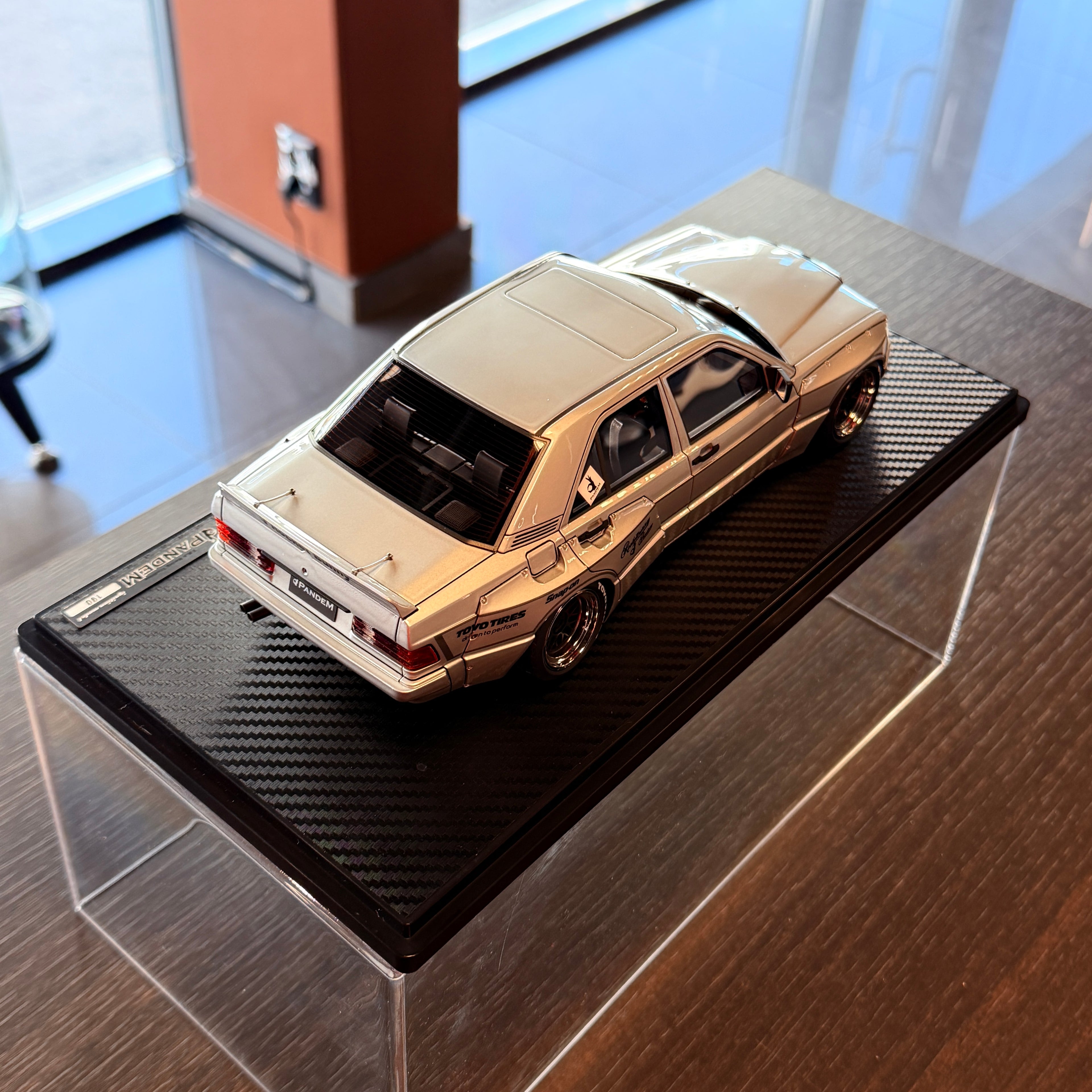 Mercedes-Benz 190 PANDEM Silver | 1:18 Scale by Ignition Model
