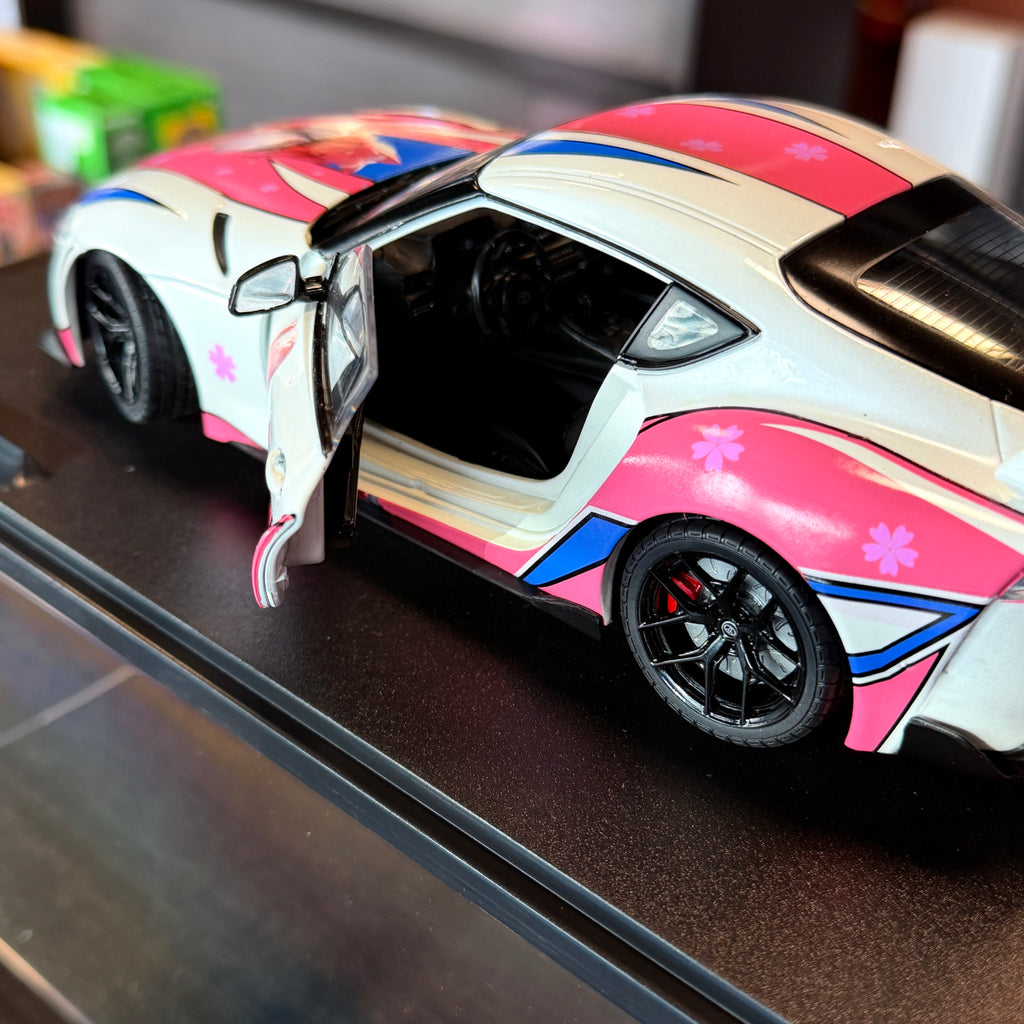 Dodge Challenger R/T Scat Pack Widebody 2022 – Indigo Blue Maßstab 1:18 von AUTOart