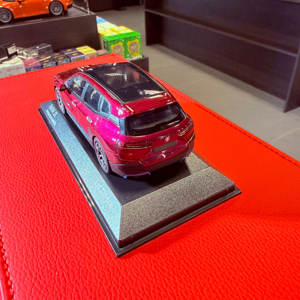 BMW iX 2022 Red Metallic – 1:43 Scale Model Car by MINICHAMPS