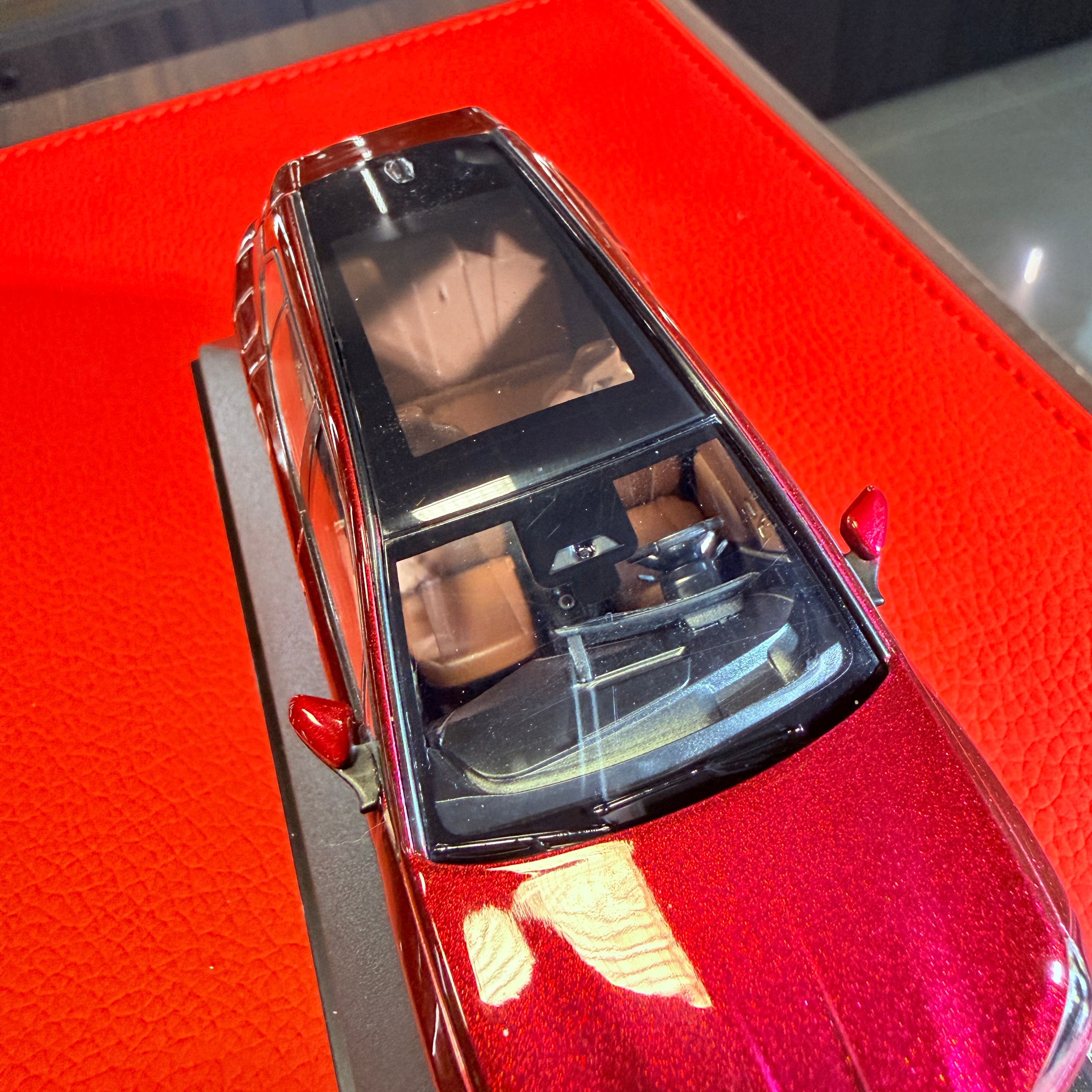 BMW iX 2022 Red Metallic – 1:43 Scale Model Car by MINICHAMPS