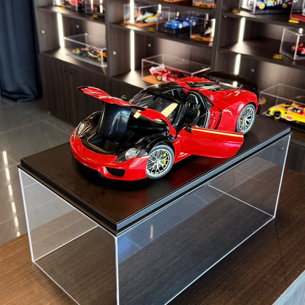 Porsche 918 Spyder – Rojo Escala 1:12 de AUTOart
