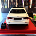 Mercedes-Maybach S-Class Night Series 2023 Opalith White Matt | 1:18 Scale by ALMOST REAL (Limited Edition 504 pcs)