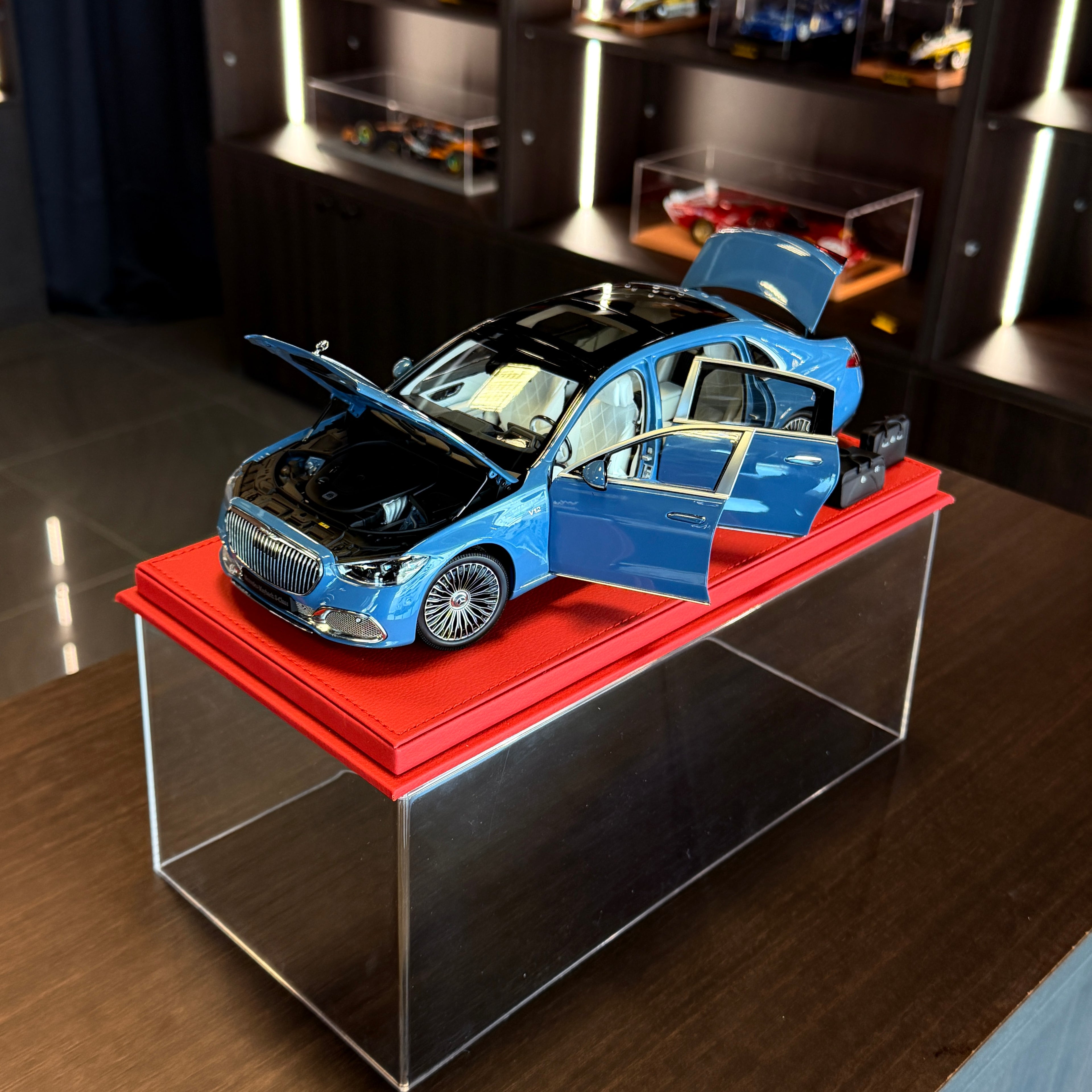Almost Real Porsche 911 (964) RUF CTR Anniversary Coupé 2017 Bavarian Blue Sky 1:18