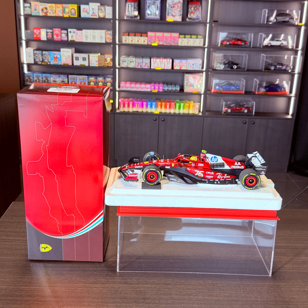 Ferrari SF-25 F1 Monaco Grand Prix 2025 Lewis Hamilton #44 1:18 Scale Poliform by BBR Models
