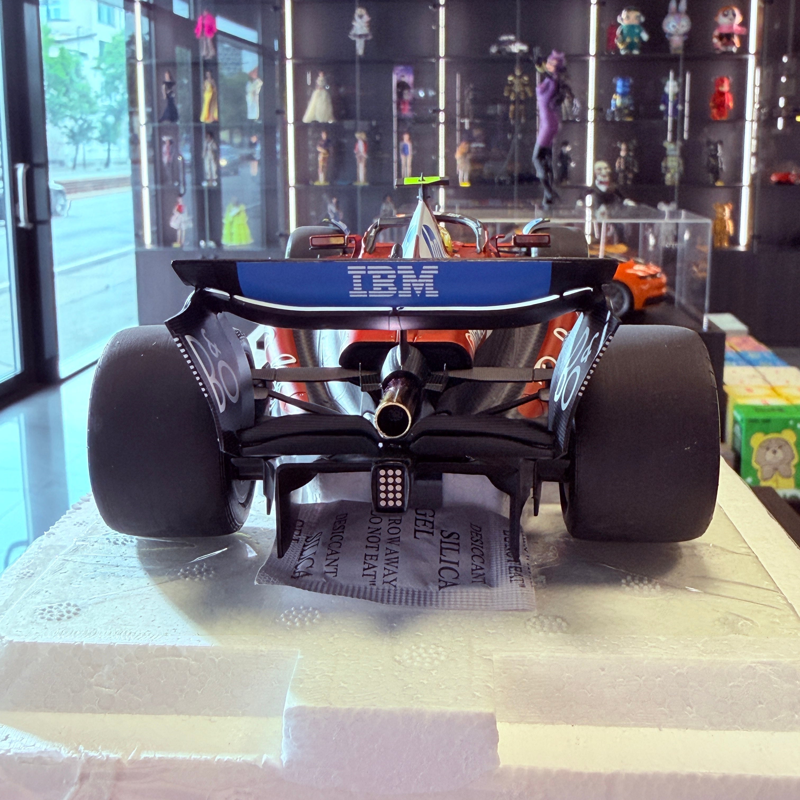 Ferrari SF-25 F1 Monaco Grand Prix 2025 Lewis Hamilton #44 1:18 Scale Poliform by BBR Models