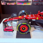 Ferrari SF-25 F1 Monaco Grand Prix 2025 Lewis Hamilton #44 1:18 Scale Poliform by BBR Models