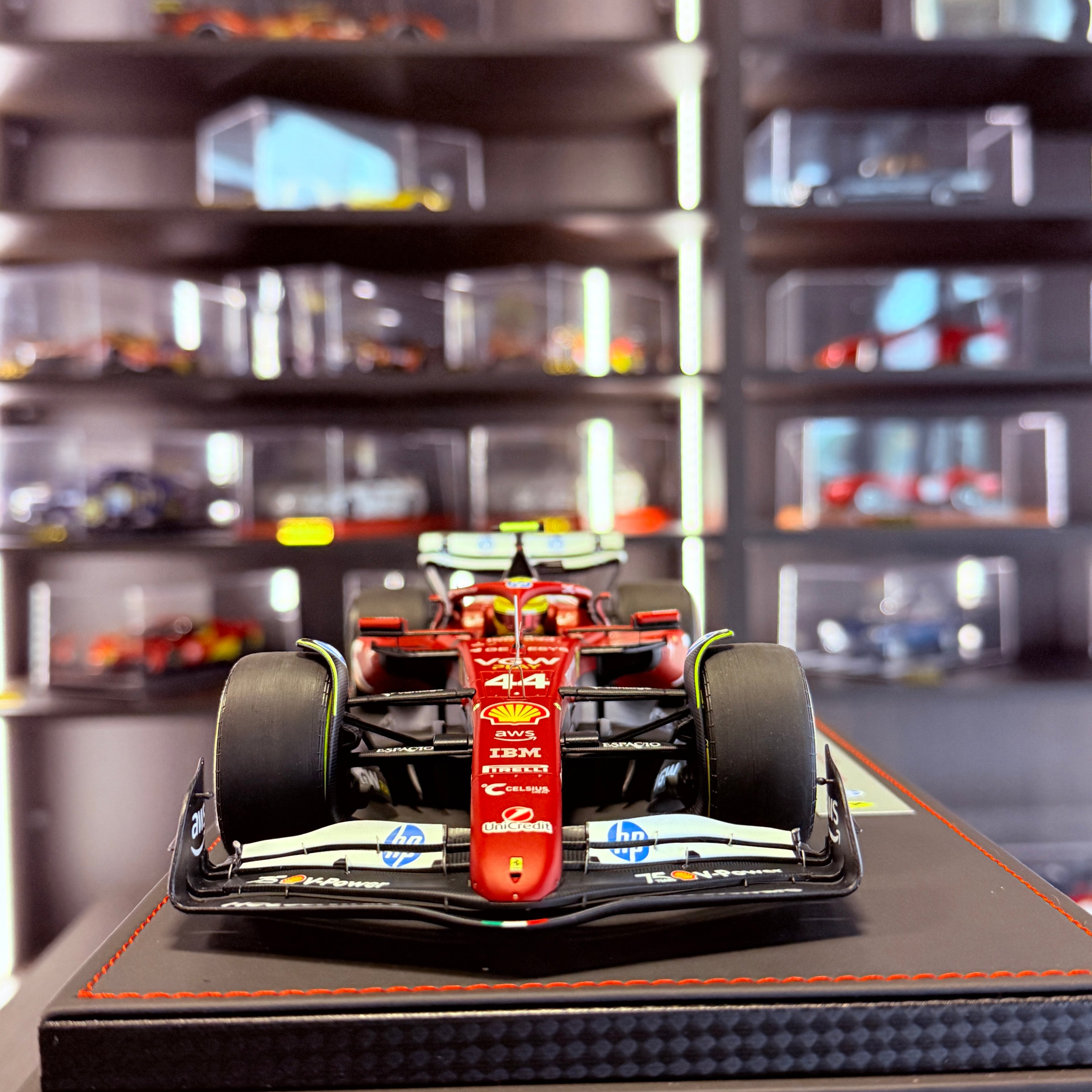 Ferrari SF-25 F1 Monaco Grand Prix 2025 Lewis Hamilton #44 1:18 Scale by BBR Models (Limited 100)