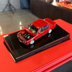 Mercedes-Benz 560 SEC AMG (C126) Widebody 1990 – Rot 1:43 Maßstab von Solido