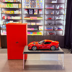 Ferrari 812 Competizione 2021 Rosso Corsa 322 1:18 Scale with Display Case by BBR Models (Limited 212)