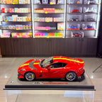 Ferrari 812 Competizione 2021 Rosso Corsa 322 1:18 Scale with Display Case by BBR Models (Limited 212)