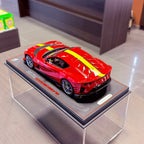 Ferrari 812 Competizione 2021 Rosso Corsa 322 1:18 Scale with Display Case by BBR Models (Limited 212)