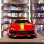 Ferrari 812 Competizione 2021 Rosso Corsa 322 1:18 Scale with Display Case by BBR Models (Limited 212)