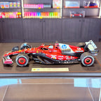 Ferrari SF-25 F1 Monaco Grand Prix 2025 Charles Leclerc #16 1:18 Scale with Display Case by BBR Models (Limited 216)
