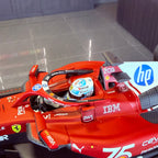 Ferrari SF-25 F1 Monaco Grand Prix 2025 Charles Leclerc #16 1:18 Scale with Display Case by BBR Models (Limited 216)