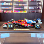 Ferrari SF-25 F1 Miami Grand Prix Lewis Hamilton #44 1:18 Scale with Display Case by BBR Models (Limited 134)