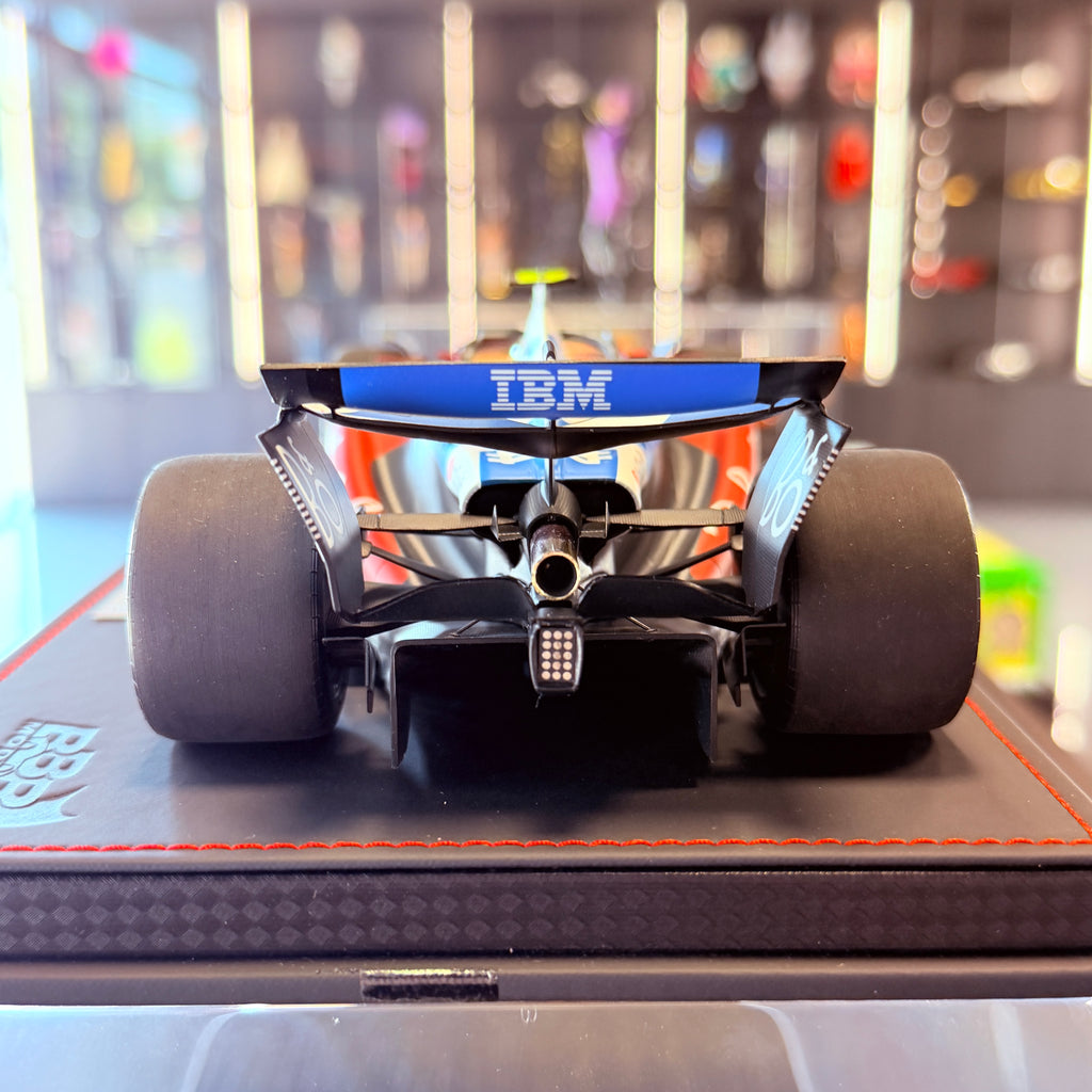 Ferrari SF-25 F1 Miami Grand Prix Lewis Hamilton #44 1:18 Scale with Display Case by BBR Models (Limited 134)