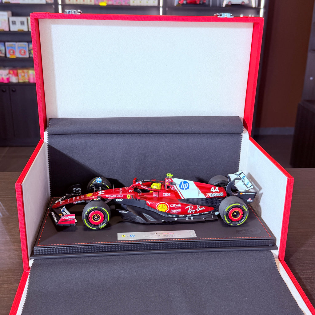 Ferrari SF-25 F1 Chinese Grand Prix 2025 Lewis Hamilton #44 Winner 1:18 Scale by BBR Models (Limited 144)