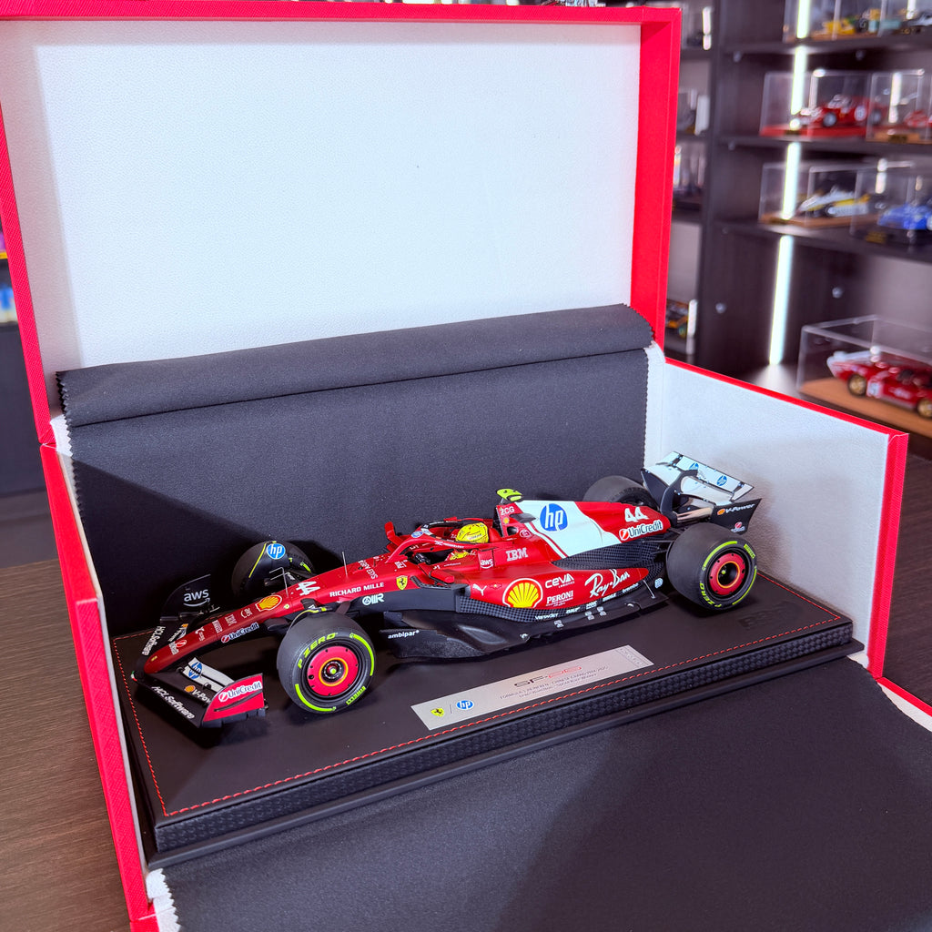 Ferrari SF-25 F1 Chinese Grand Prix 2025 Lewis Hamilton #44 Winner 1:18 Scale by BBR Models (Limited 144)