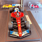 Ferrari SF-25 F1 Miami Grand Prix Charles Leclerc #16 1:18 Scale Luxury Pack with Display Case by BBR Models
