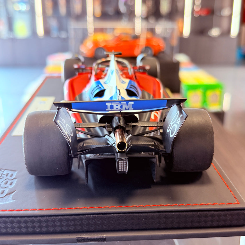 Ferrari SF-25 F1 Miami Grand Prix Charles Leclerc #16 1:18 Scale Luxury Pack with Display Case by BBR Models