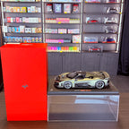 Ferrari F80 Verde Masoni Opaco v měřítku 1:18 s vitrínou od BBR Models (limitovaná edice 24 kusů)