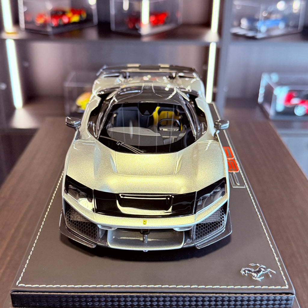 Ferrari F80 Alluminium Gloss 1:18 Scale by BBR Models (Limited 24)