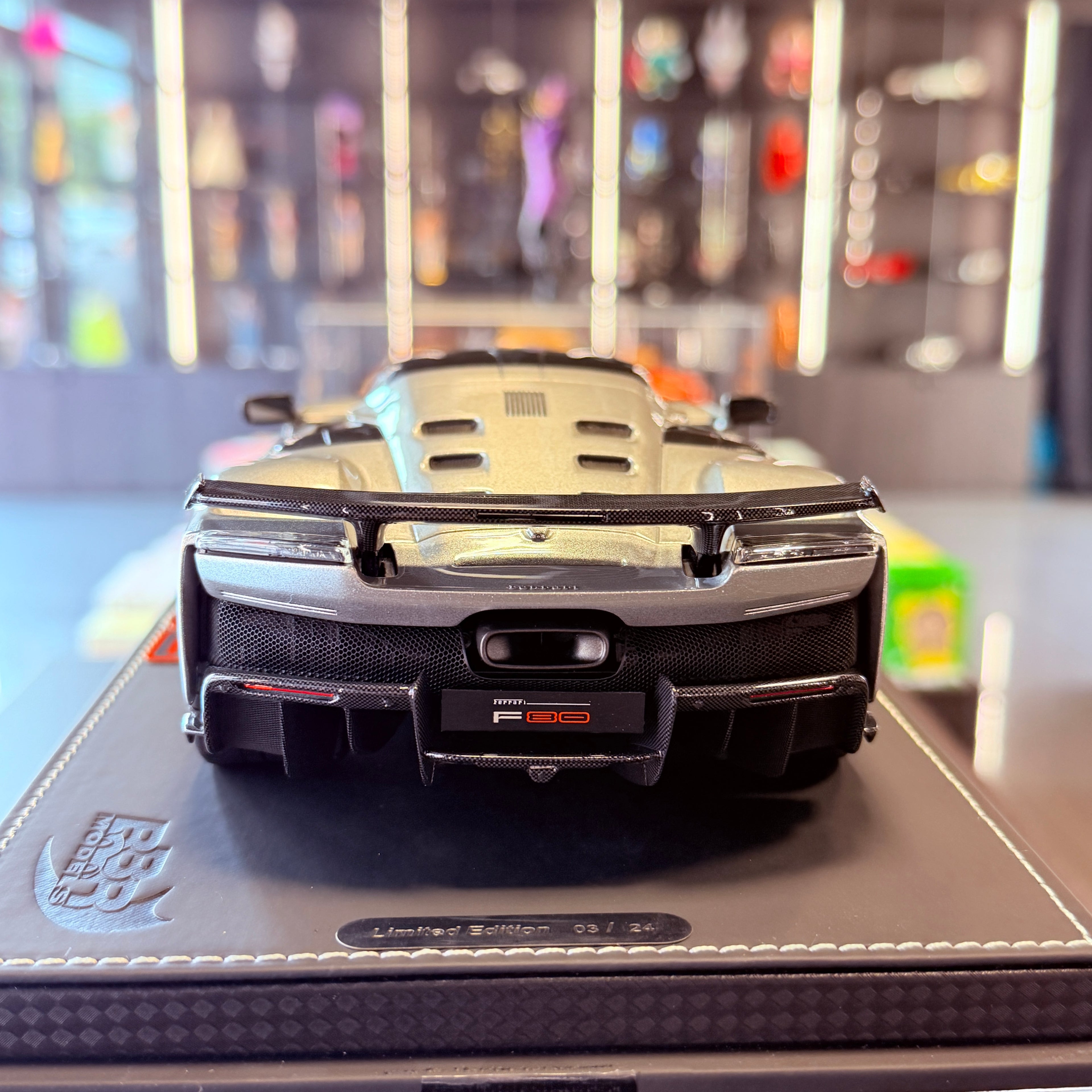 Ferrari F80 Alluminium Gloss 1:18 Scale by BBR Models (Limited 24)