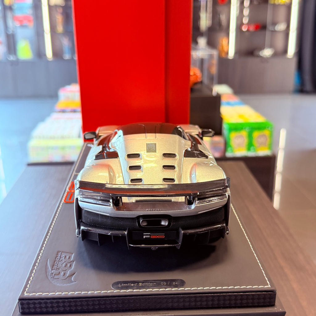 Ferrari F80 Alluminium Gloss 1:18 Scale by BBR Models (Limited 24)