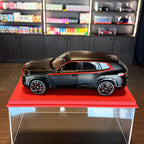 BMW XM 2023 Matt Black 1:18 Scale with Display Case by Minichamps