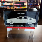 BMW i7 M70 2023 Blue Metallic / Black Metallic 1:18 Scale with Display Case by Minichamps