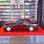 AUTOart Mercedes-Benz 190 E 2.0 W201 1:18 Barolo Red side view