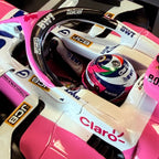 BWT Racing Point F1 Team Mercedes RP20, Marele Premiu de la Sakhir 2020, Sergio Pérez, ediție limitată la 666 de exemplare, scară 1:18, cu vitrină, de la Minichamps