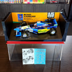 Benetton Renault B195 Winner Japanese Grand Prix 1995 Michael Schumacher 1:18 Scale with Display Case by Minichamps