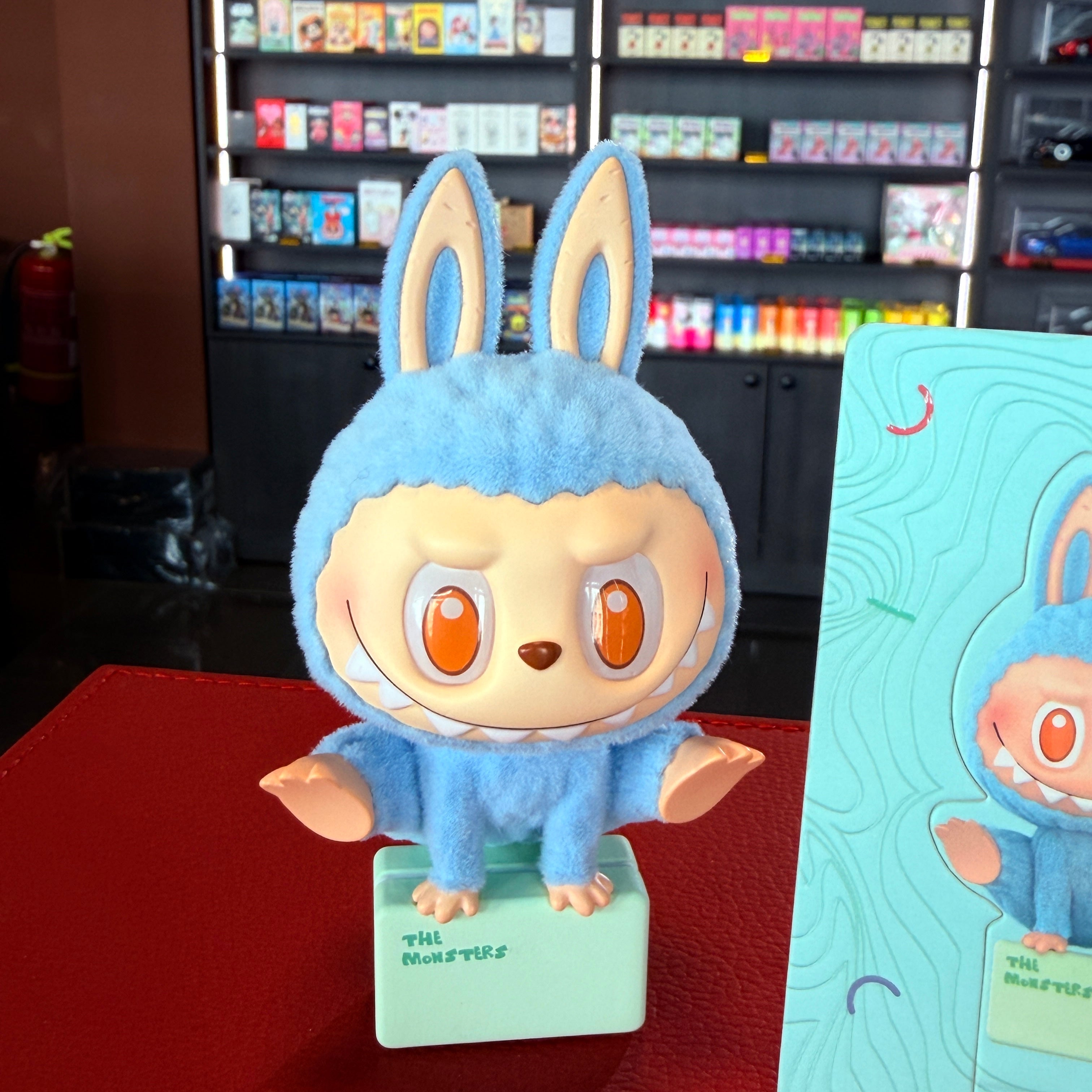 LABUBU The Monsters Lazy Yoga Series Show Off-figuur bevestigde blind box van POP MART