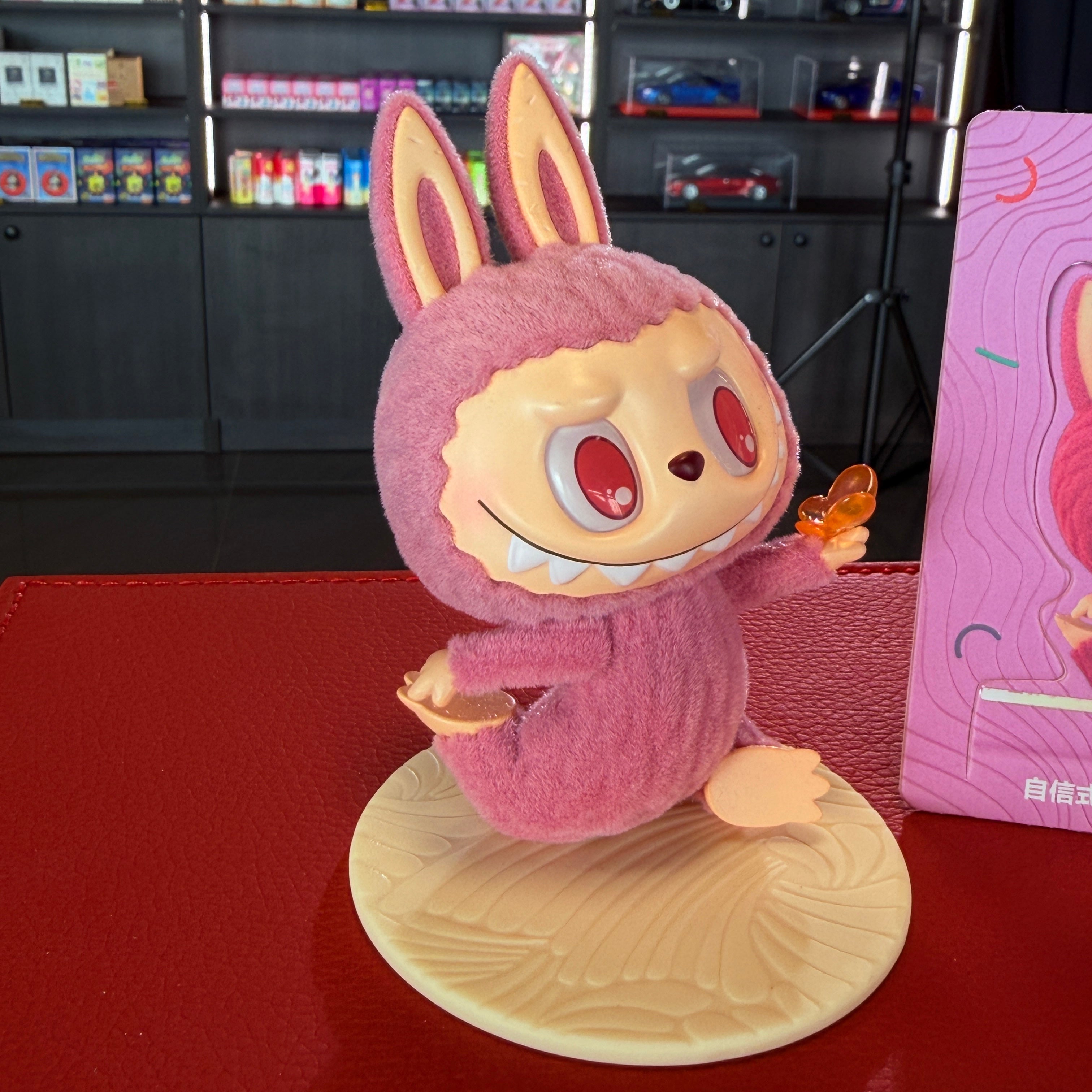 LABUBU The Monsters Lazy Yoga Series Confident-figuur bevestigde blind box van POP MART