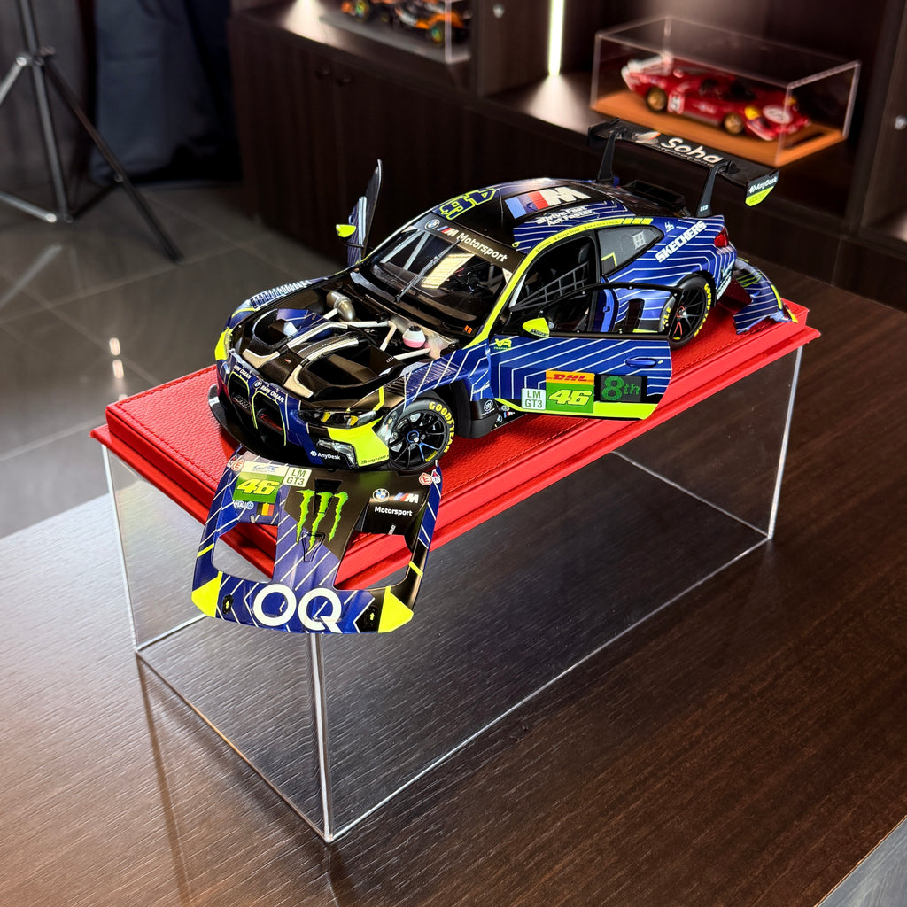 1:18 BMW M4 GT3 EVO Team WRT – V. Rossi / A. Al-Harthy / K. van der Linde – 1 812 KM, Katar 2025, Minichamps