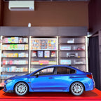 Subaru WRX STI S207 2015 – perleťová modrá WR, mierka 1:18 od OttOmobile — limitovaná edícia 2 000 ks